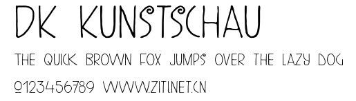 DK Kunstschau.otf字體轉換器圖片
