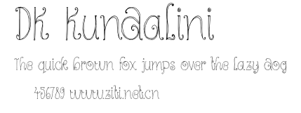 DK Kundalini.otf字體轉換器圖片