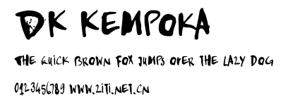 DK Kempoka.otf字體轉換器圖片