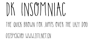 DK Insomniac.otf字體轉換器圖片