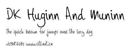 DK Huginn And Muninn.otf字體轉換器圖片