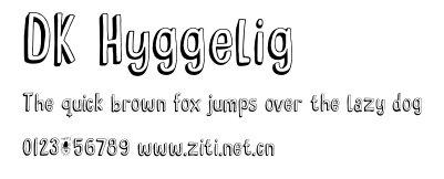 DK Hyggelig.otf字體轉換器圖片