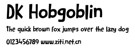 DK Hobgoblin.otf字體轉換器圖片