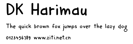 DK Harimau.otf字體轉換器圖片