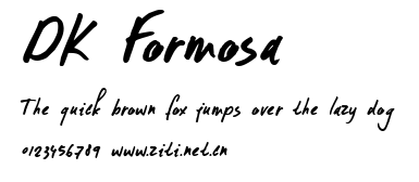 DK Formosa.ttf字體轉換器圖片