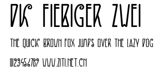 DK Fiebiger Zwei.otf字體轉換器圖片