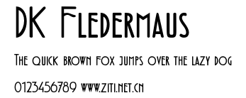 DK Fledermaus.otf字體轉換器圖片