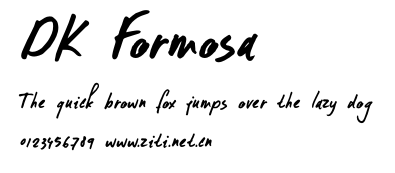 DK Formosa.otf字體轉換器圖片