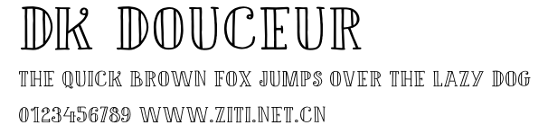 DK Douceur.otf字體轉換器圖片