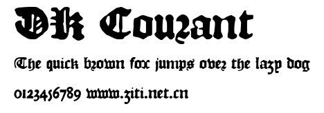 DK Courant.ttf字體轉換器圖片