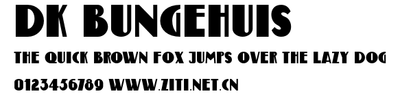 DK Bungehuis.otf字體轉換器圖片