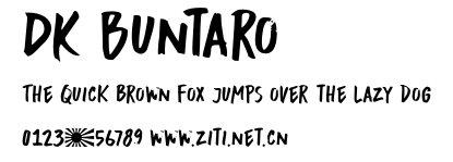 DK Buntaro.otf字體轉換器圖片
