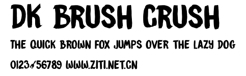 DK Brush Crush.otf字體轉換器圖片