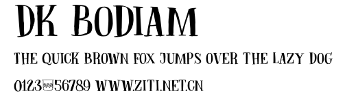 DK Bodiam.otf字體轉換器圖片
