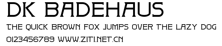 DK Badehaus.otf字體轉換器圖片
