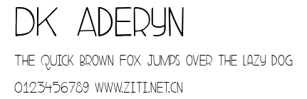 DK Aderyn.ttf字體轉換器圖片