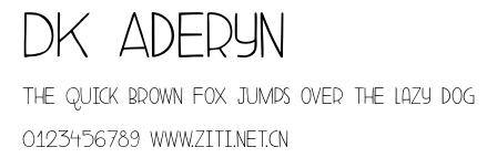 DK Aderyn.otf字體轉換器圖片