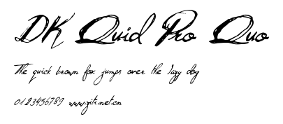 DK Quid Pro Quo.ttf字體轉換器圖片