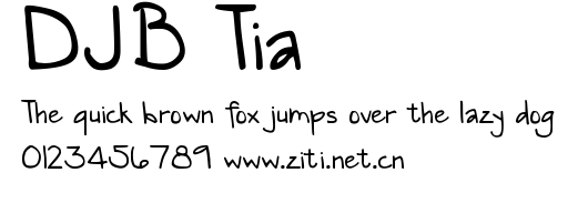 DJB Tia.ttf字體轉換器圖片