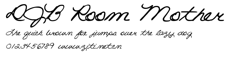 DJB Room Mother.ttf字體轉換器圖片