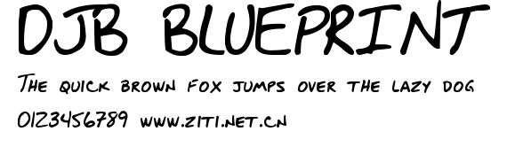 DJB BLUEPRINT.ttf