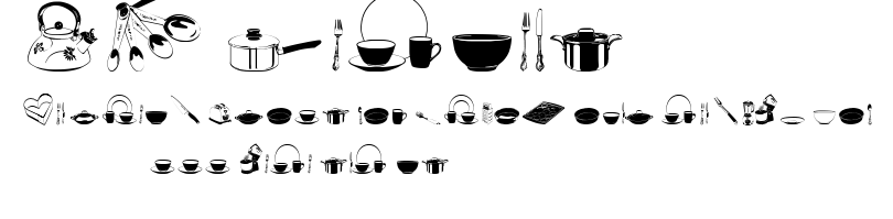 DJ Kitchen.ttf字體轉換器圖片