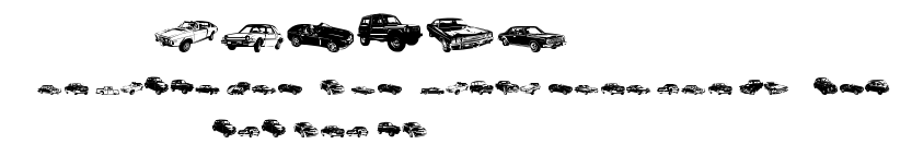 DJ Autocar.ttf字體轉換器圖片