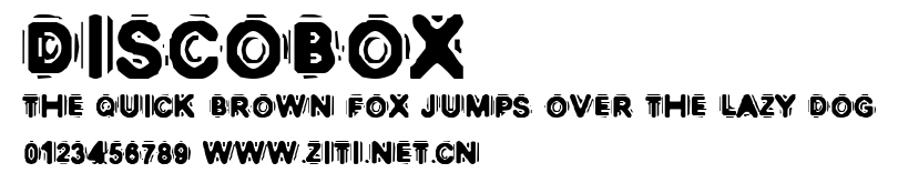 DISCOBOX.ttf字體轉換器圖片
