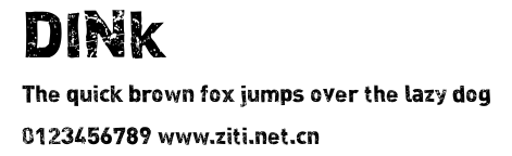 DINk.ttf字體轉換器圖片