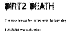 DIRT2 DEATH.ttf字體轉換器圖片