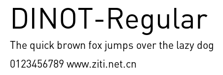 DINOT-Regular.otf字體轉換器圖片