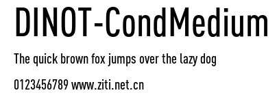 DINOT-CondMedium.otf字體轉換器圖片