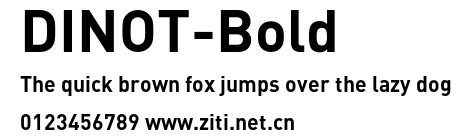 DINOT-Bold.otf字體轉換器圖片