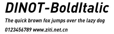DINOT-BoldItalic.otf字體轉換器圖片