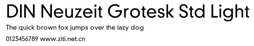 DIN Neuzeit Grotesk Std Light.otf字體轉換器圖片