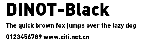 DINOT-Black.otf字體轉換器圖片