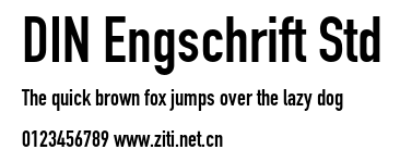 DIN Engschrift Std.otf字體轉換器圖片