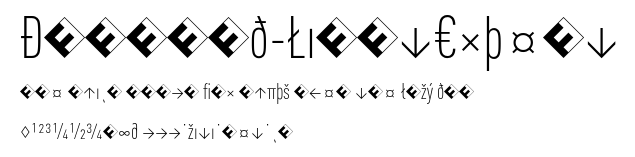 DINCond-LightExpert.otf字體轉換器圖片