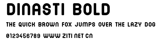 DINASTI Bold.otf字體轉換器圖片