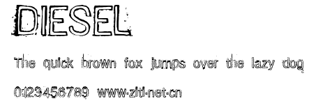 DIESEL.ttf字體轉換器圖片