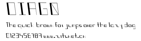 DIAG0.ttf字體轉換器圖片