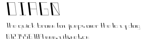 DIAG0.ttf字體轉換器圖片