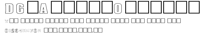 DG_AachenOutline.ttf字體轉換器圖片