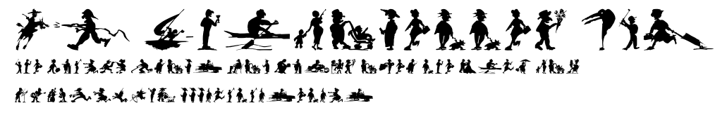 DF Shadowettes ITC.ttf字體轉換器圖片