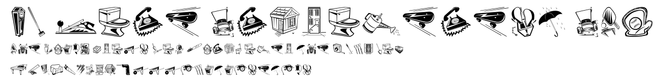 DF Home Improvement ITC.ttf字體轉換器圖片