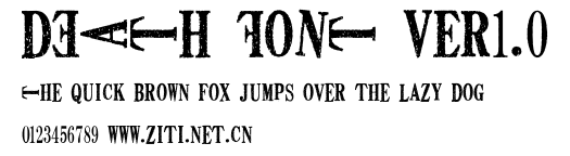DEATH FONT ver1.0.ttf字體轉換器圖片