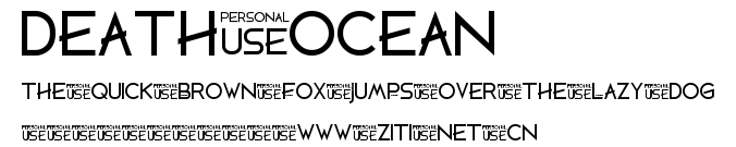 DEATH OCEAN.ttf字體轉換器圖片
