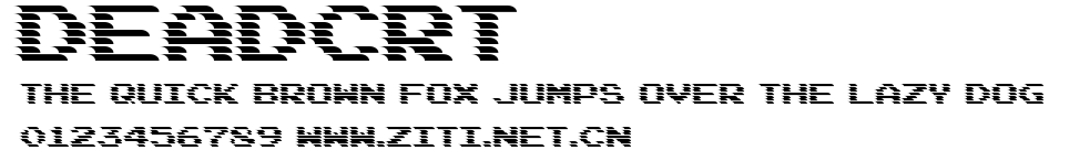 DEADCRT.ttf字體轉換器圖片