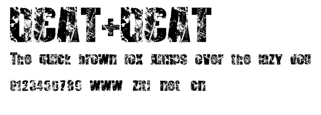 DEAT+DEAT.ttf字體轉換器圖片