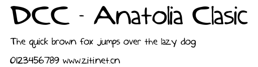 DCC - Anatolia Clasic.otf字體轉換器圖片